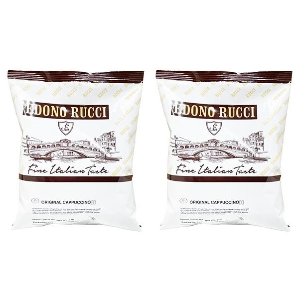 Edono Rucci Original Cappuccino Mix, 2 Bags ( 2 Lbs Each) 1 Edono Rucci Original Cappuccino Mix, 2 Bags ( 2 Lbs Each)