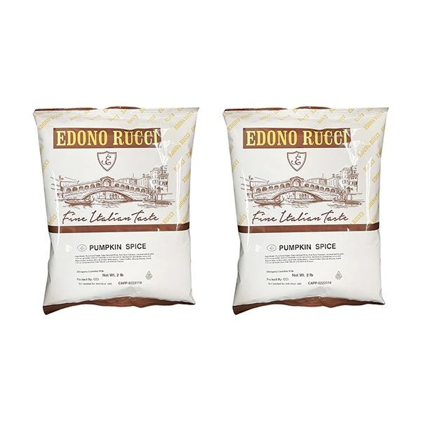 Edono Rucci Pumpkin Spice Cappuccino Mix, 2 Bags (2 Lbs Each) 1 Edono Rucci Pumpkin Spice Cappuccino Mix, 2 Bags (2 Lbs Each)