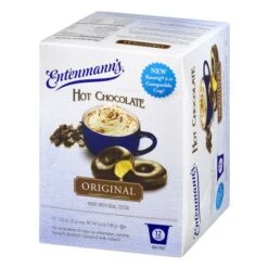 Entenmann's Single Serve Coffee, Hot Chocolate Original, 6/12 Count -Koffee Express Sales entenmann s hot chocolate 12 count 3 1