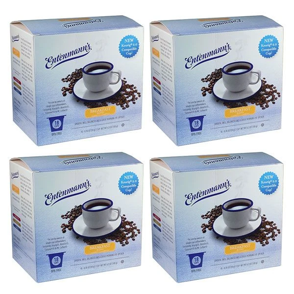 Entenmann's Single Serve Coffee, Breakfast Blend, 4/18 (72 Count) 1 Entenmann's Single Serve Coffee, Breakfast Blend, 4/18 (72 Count)