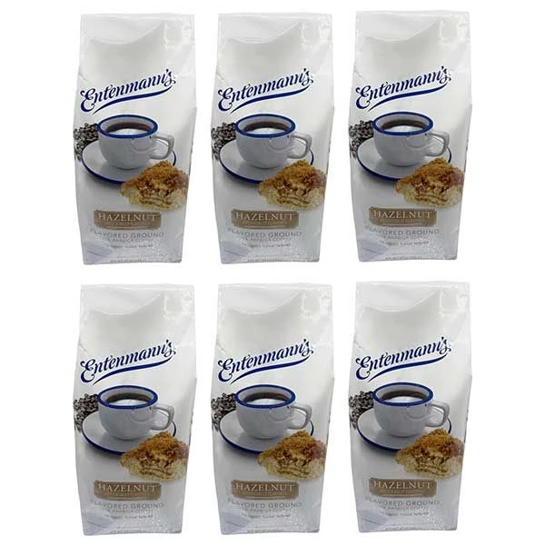 Entenmann's Hazelnut Flavored Ground Coffee – 6 X 10 Oz Bags 1 Entenmann's Hazelnut Flavored Ground Coffee – 6 X 10 Oz Bags