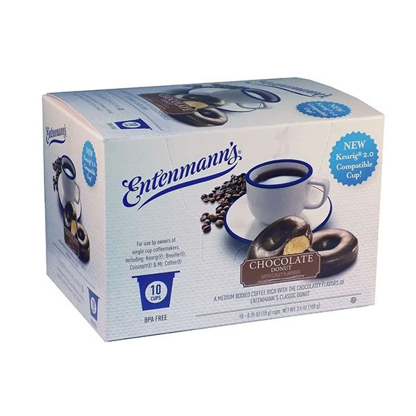 Entenmann's Single Serve Coffee, Chocolate Donut, 4/10 (40 Count) 2 Entenmann's Single Serve Coffee, Chocolate Donut, 4/10 (40 Count) - Image 2