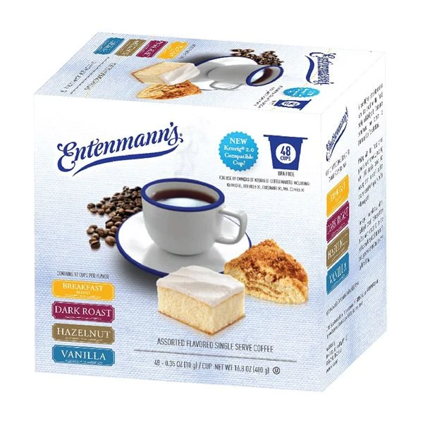 Entenmann's Single Serve Coffee, Variety Pack, 48 Count 1 Entenmann's Single Serve Coffee, Variety Pack, 48 Count