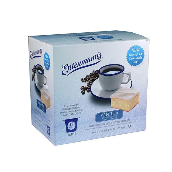 Entenmann's Single Serve Coffee Vanilla, 4/18 (72 Count) 2 Entenmann's Single Serve Coffee Vanilla, 4/18 (72 Count) - Image 2