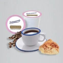 Entenmann's Single Serve Coffee, Hazelnut (10 Cups) -Koffee Express Sales enthazelnut 1