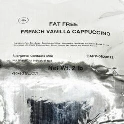 Brickhouse French Vanilla Fat Free Powdered Cappuccino Mix, 6 Bags (2lbs Each) – Rich, Creamy, And Fat Free 8 Brickhouse French Vanilla Fat Free Powdered Cappuccino Mix, 6 Bags (2lbs Each) – Rich, Creamy, And Fat Free -Koffee Express Sales fat free french vanilla ingredients 1