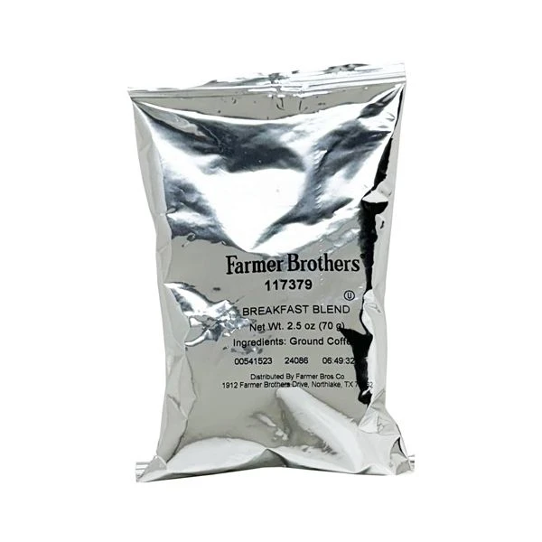 Farmer Brothers, Breakfast Blend Ground Coffee, 96/2.5oz Packets 2 Farmer Brothers, Breakfast Blend Ground Coffee, 96/2.5oz Packets - Image 2