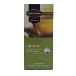 Farmer Brothers Premium: Green Tea, 6/25 Ct Tea Boxes -Koffee Express Sales fbgreentean2 1