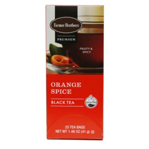 Farmer Brothers Premium: Orange Spice Hot Tea, 2/25 Ct Tea Boxes 4 Farmer Brothers Premium: Orange Spice Hot Tea, 2/25 Ct Tea Boxes - Image 4