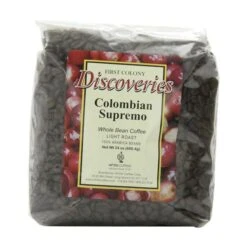 First Colony Whole Bean Coffee, Colombian Supremo, 24-Ounce