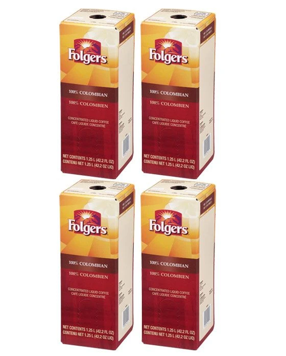 Folgers 1.25 Liter 100% Colombian (Four) 1 Folgers 1.25 Liter 100% Colombian (Four)