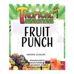 Tropical Sensations Fruit Punch Granita Slushie Mix – 6 Bottles, 64 Oz Each – Non-Alcoholic Frozen Drink Mix For Slush Machines – Bulk Case