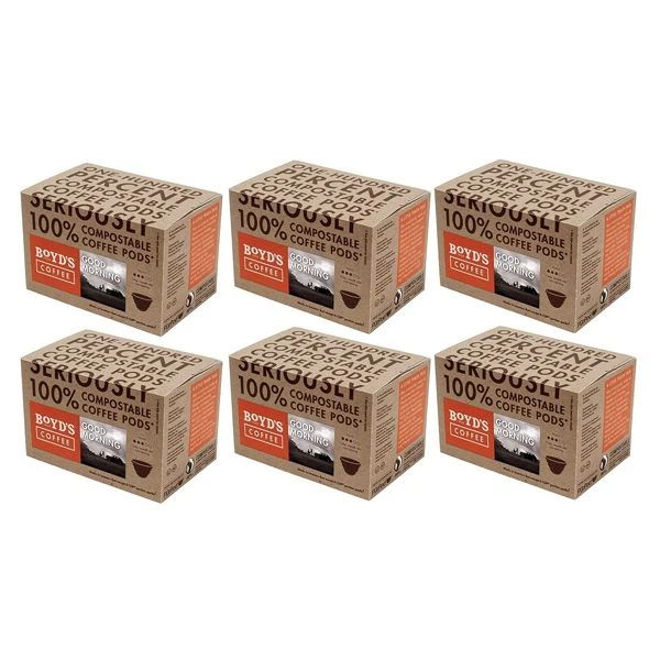 Boyd's Good Morning Coffee – Medium Roast – Single Cup, 12 Count (Pack Of 6) 1 Boyd's Good Morning Coffee – Medium Roast – Single Cup, 12 Count (Pack Of 6)