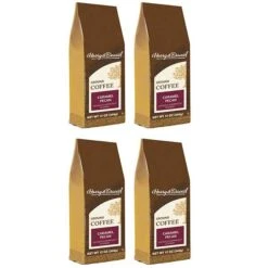 Harry & David Caramel Pecan Ground Coffee, 4 Bags (12 Oz Each)