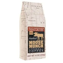 Harry & David Moose Munch Milk Chocolate Peanut Butter Ground Gourmet Coffee, 12 Oz