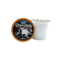 Cocoa De Aroma Hot Chocolate Sampler, 24 Cups – 8 Each Original, S’mores, Crème Brûlée -Koffee Express Sales hot chocolate