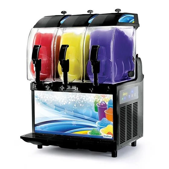 Crathco I-PRO 3E W/ LIGHT (1206-007) Triple 2.9 Gallon Granita / Slushy / Frozen Beverage Dispenser With Lighted Front Panel And Electronic Controls, 115V 1 Crathco I-PRO 3E W/ LIGHT (1206-007) Triple 2.9 Gallon Granita / Slushy / Frozen Beverage Dispenser With Lighted Front Panel And Electronic Controls, 115V