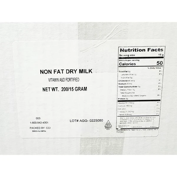 Non-Fat Dry Milk Instant Mix – 15g Packets, 200 Pack – Vitamin A & D Fortified 3 Non-Fat Dry Milk Instant Mix – 15g Packets, 200 Pack – Vitamin A & D Fortified - Image 3