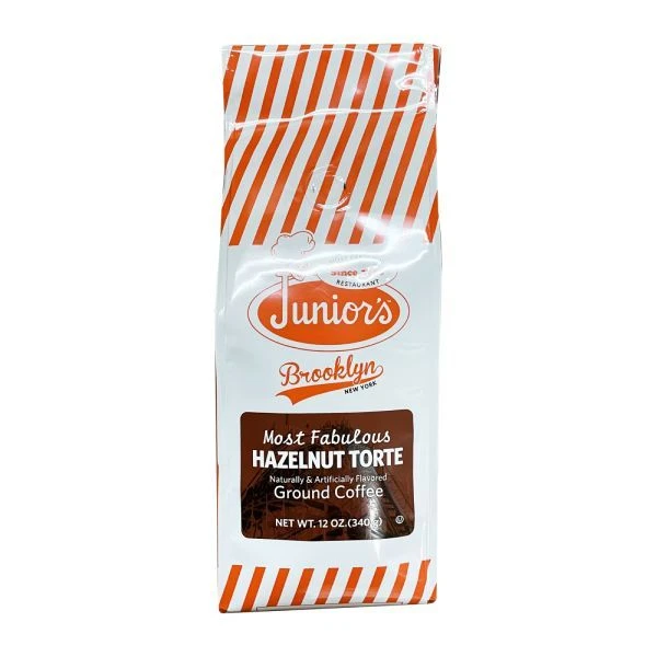 Junior's Most Fabulous Hazelnut Torte, Medium Roast Ground Coffee, 6/12 Oz Bags 3 Junior's Most Fabulous Hazelnut Torte, Medium Roast Ground Coffee, 6/12 Oz Bags - Image 3