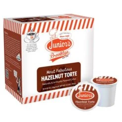 Junior's Most Fabulous Hazelnut Torte, Medium Roast Single Single Serve 2/18 Ct