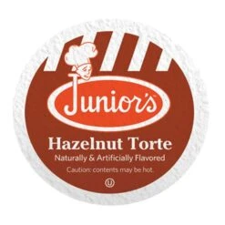 Junior's Most Fabulous Hazelnut Torte, Medium Roast Single Single Serve 2/18 Ct -Koffee Express Sales juniors most fabulous hazelnut torte medium roast single single serve 1