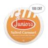 Junior's Most Fabulous Salted Caramel, Medium Roast Single Single Serve 100 Ct