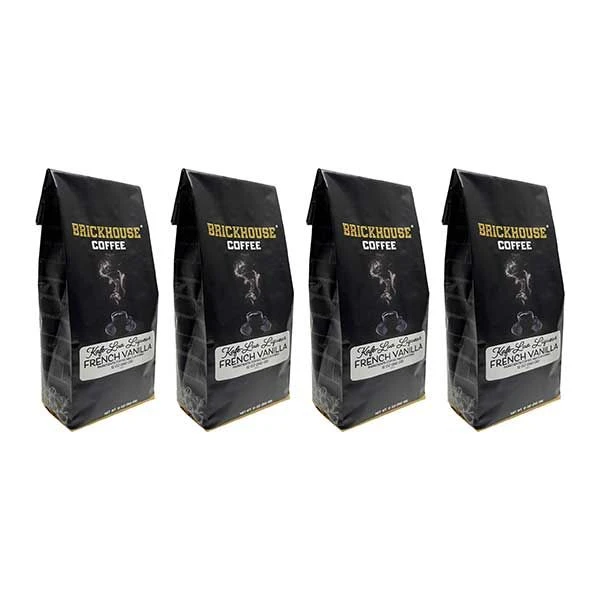 Kafe-Lua Liqueur Flavored Ground Coffee By Brickhouse, French Vanilla, 4 X 12oz Bags 1 Kafe-Lua Liqueur Flavored Ground Coffee By Brickhouse, French Vanilla, 4 X 12oz Bags