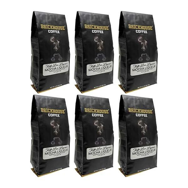 Kafe-Lua Liqueur Flavored Ground Coffee By Brickhouse, Mocha, 6 X 12oz Bags 1 Kafe-Lua Liqueur Flavored Ground Coffee By Brickhouse, Mocha, 6 X 12oz Bags