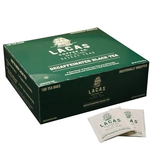 Lacas Coffee Company Hot Tea Decaffeinated 2 Lacas Coffee Company Hot Tea Decaffeinated - Image 2