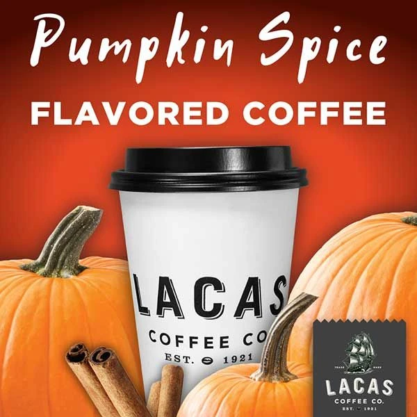 Lacas Coffee Company Pumpkin Spice Medium Roast 12 Oz 2 Lacas Coffee Company Pumpkin Spice Medium Roast 12 Oz - Image 2