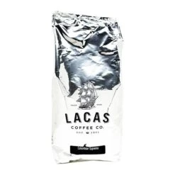 Lacas Coffee Colombian Supremo Whole Bean, Medium Roast, 5lb Bag
