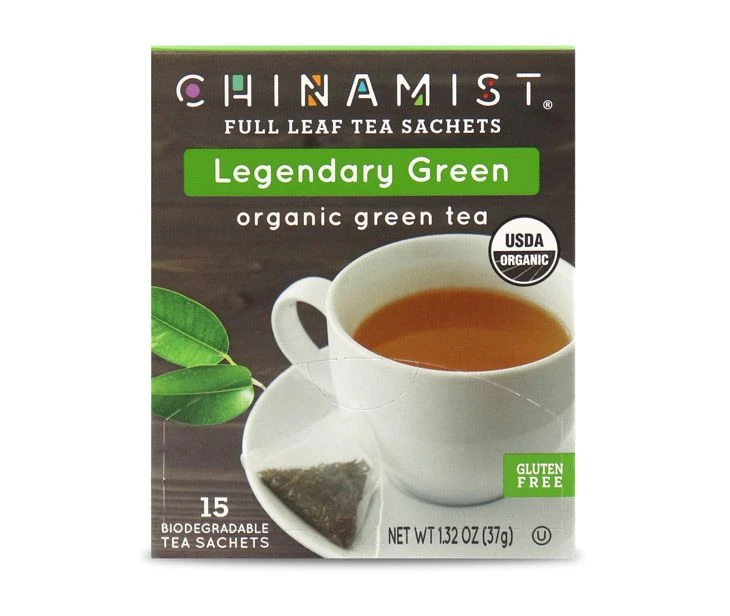 China Mist - Legendary Green Organic Black Full Leaf Tea Sachet, 6 Boxes 15 Count 3 China Mist - Legendary Green Organic Black Full Leaf Tea Sachet, 6 Boxes 15 Count - Image 3