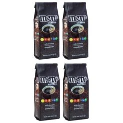 M&M's Milk Chocolate, Naturally And Artificially Flavored Ground Coffee, (4 Bags/10 Oz)