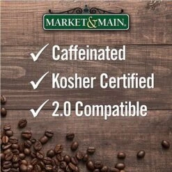 Market & Main Coconut Macaroon Single Serve Coffee Cups, 6 Boxes (72 Cups) -Koffee Express Sales market main chocolate peanut butter cup coffee single serve cups 12cups3 4