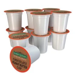 Market & Main Chocolate Peanut Butter Single Serve Coffee Cups, 2 Boxes (24 Cups) -Koffee Express Sales market main chocolate peanut butter cup ground coffee single serve cups 1box 12cups1 2