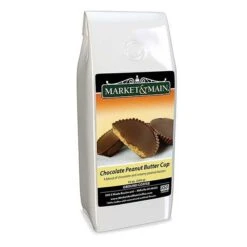Market & Main® Chocolate Peanut Butter Cup Flavored Coffee (6 Bags/12 Oz) -Koffee Express Sales market and main chocolate peanut butter cup flavored coffee single bag 12 ounces 1