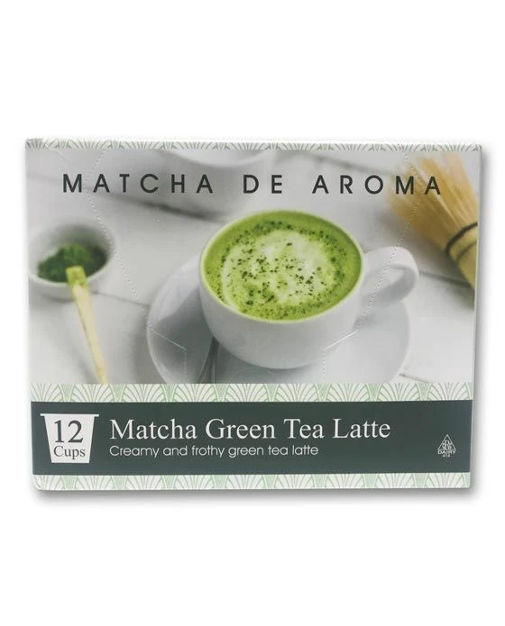 Matcha Green Tea Latte, 12 Single Serve Cups 2 Matcha Green Tea Latte, 12 Single Serve Cups - Image 2