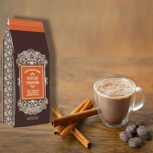 Cafe Mexicano Ground Coffee, Mexican Cinnamon, 1 Lb Bag 2 Cafe Mexicano Ground Coffee, Mexican Cinnamon, 1 Lb Bag - Image 2