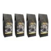 Brickhouse Coffee Midnight Ember Dark Roast, 100% Arabica Ground Coffee, Bold & Smoky Flavor, 4 X 12oz Bags