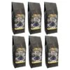 Brickhouse Coffee Midnight Ember Dark Roast, 100% Arabica Ground Coffee, Bold & Smoky Flavor, 6 X 12oz Bags
