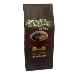 Milky Way Caramel, Nougat And Chocolate, Naturally And Artificially Flavored Ground Coffee,2/10 Oz Bags 6 Milky Way Caramel, Nougat And Chocolate, Naturally And Artificially Flavored Ground Coffee,2/10 Oz Bags -Koffee Express Sales milkyway 1