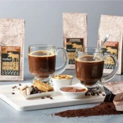 Harry & David Maple Vanilla Moose Munch Gourmet Coffee 4 Bags -Koffee Express Sales mm3 2
