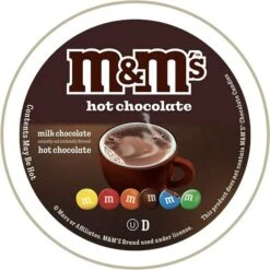 M&M's Milk Chocolate Hot Chocolate, 72 Single Serve Cups 7 M&M's Milk Chocolate Hot Chocolate, 72 Single Serve Cups -Koffee Express Sales mm hot chocolate lid 1