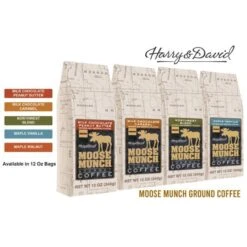 Harry & David Moose Munch Milk Chocolate Peanut Butter Ground Gourmet Coffee 4 Bags 7 Harry & David Moose Munch Milk Chocolate Peanut Butter Ground Gourmet Coffee 4 Bags -Koffee Express Sales mmc3 1