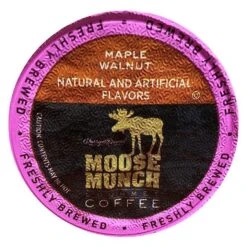 Moose Munch Single Serve Coffee By Harry & David, Maple Walnut, 2/18 Count 5 Moose Munch Single Serve Coffee By Harry & David, Maple Walnut, 2/18 Count -Koffee Express Sales moosemunchmaplewalnut 2