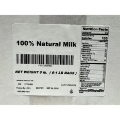 Brickhouse 100% Natural Milk, 6/1LB Bags 7 Brickhouse 100% Natural Milk, 6/1LB Bags -Koffee Express Sales natural milk ingredients