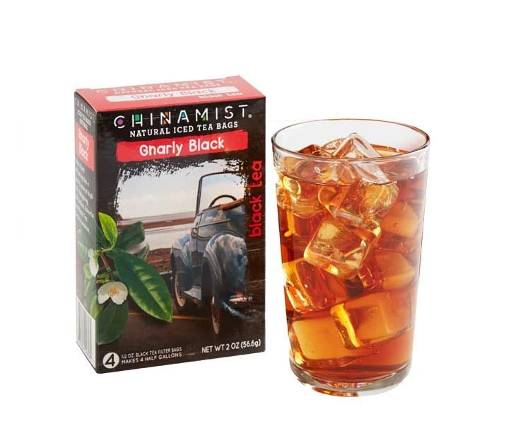 China Mist Naturally Flavored Gnarly Black Iced Tea Bags, 4-Count Box, 2-Pack (Each Bag Yields 1/2 Gallon) 3 China Mist Naturally Flavored Gnarly Black Iced Tea Bags, 4-Count Box, 2-Pack (Each Bag Yields 1/2 Gallon) - Image 3
