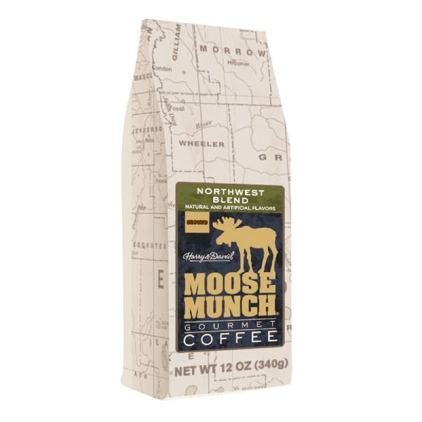 Harry & David Northwest Blend Moose Munch Ground Coffee - 6 Bags(12 Oz Each) 2 Harry & David Northwest Blend Moose Munch Ground Coffee - 6 Bags(12 Oz Each) - Image 2