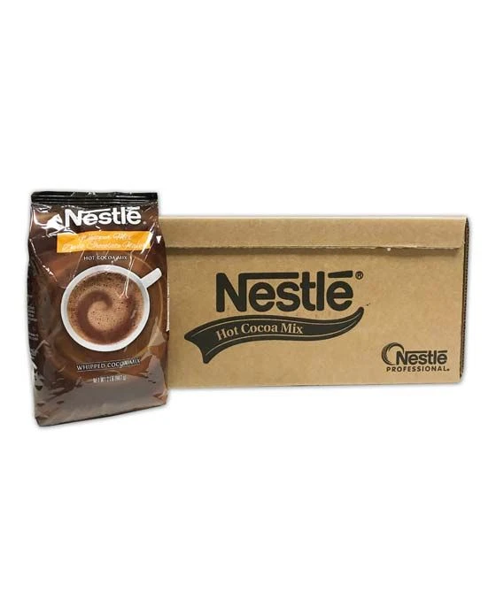 Nestlé® Nestle Hot Cocoa Mix Whipper Mix Hot Cocoa , 12 Bags (2lbs Each) 1 Nestlé® Nestle Hot Cocoa Mix Whipper Mix Hot Cocoa , 12 Bags (2lbs Each)