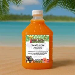 Orange Cream, Frozen Drink Mix Slush Machine Mix Case Of 6 -Koffee Express Sales orange cream frozen drink mix slush imag1 1